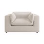 Beige Boucle Love Seat - Hudson