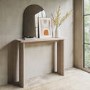 Slim & Narrow Light Oak Console Table - Jarel