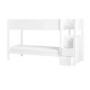 Bunk Bed with Stairs and Storage in White - Jaycee