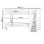 Bunk Bed with Stairs and Storage in White - Jaycee