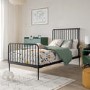 Kids Single Black Metal Bed Frame - Jackson