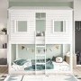 House Bunk Bed in White - Jasper