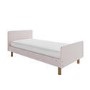 Pink Wooden Single Scandi Bed Frame - Juni