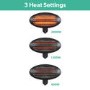 Tristar Wall Mounted Electric Patio Heater - 2kW with 3 Heat Settings