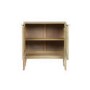 Small Solid Mango Wood Sideboard with Fluted Detail - Linea