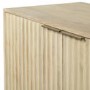 Small Solid Mango Wood Sideboard with Fluted Detail - Linea