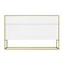 Matt White Office Storage Cabinet - Larsen