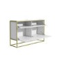 Matt White Office Storage Cabinet - Larsen