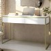 White Wooden Desk with Drawers - Larsen