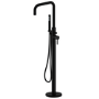 Matt Black Freestanding Bath Shower Mixer Tap - Lenton