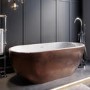 Copper Effect Freestanding Double Ended Bath 1650 x 750mm - Lisbon