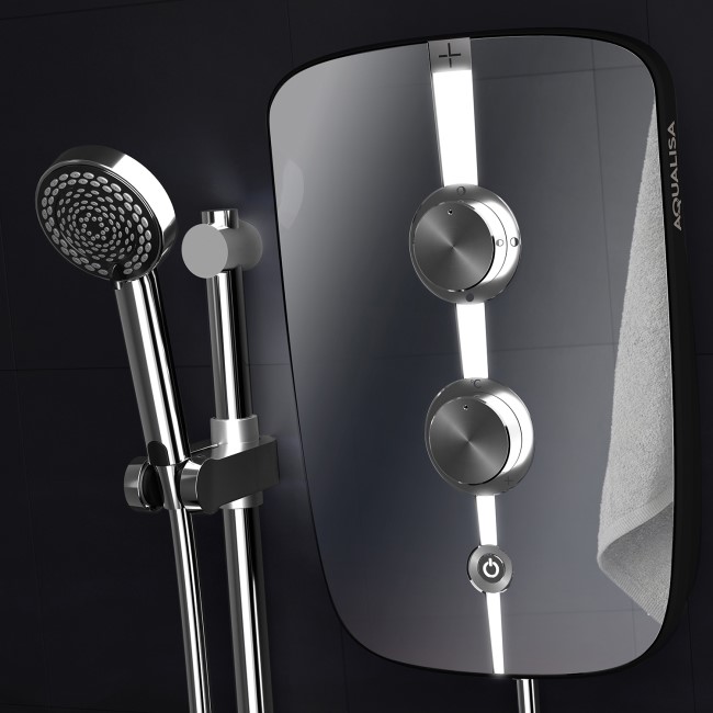 Aqualisa Lumi+ 10.5kW Chrome Electric Shower