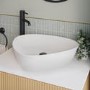 White Triangular Countertop Basin 505mm - Lotus