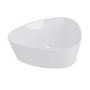 White Triangular Countertop Basin 505mm - Lotus