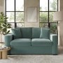 Mint Green Velvet Pull Out Sofa Bed - Seats 2 - Layton