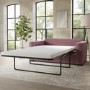 Pink Velvet Pull Out Sofa Bed - Seats 2 - Layton