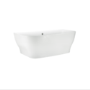 Freestanding Back to Wall Double Ended Bath 1650 x 780mm - Manilla