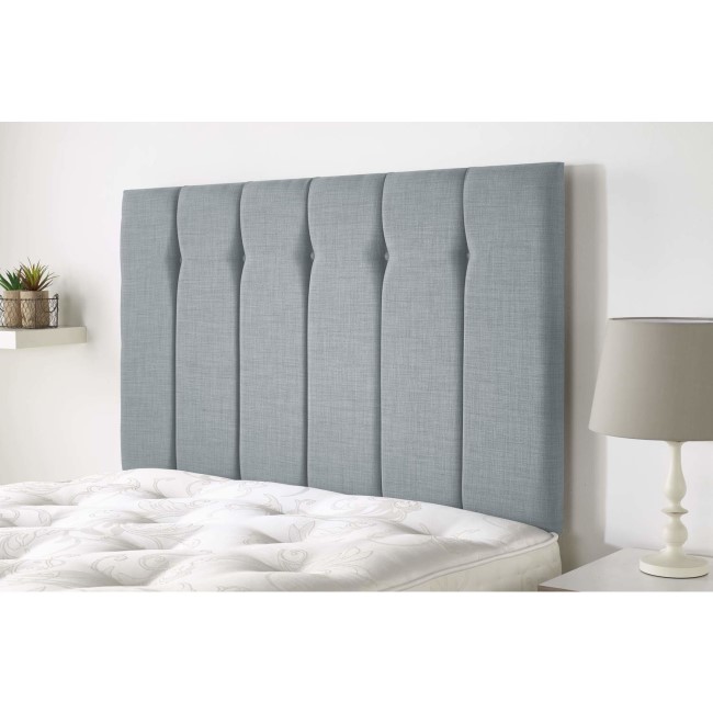 Double Grey Linen Fabric Headboard - Amble