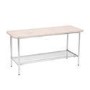 White Marble Hallway Bench with Shoe Rack - Seats 3 - Martina