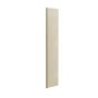 Additional Upholstered Wall-Mounted Headboard Panel in Beige Velvet - Neve