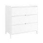 Kids White Scandi Chest of 3 Drawers - Niko