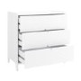 Kids White Scandi Chest of 3 Drawers - Niko