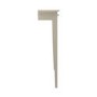 Extra Small & Narrow Taupe Radiator Cover with Brass Handles - 75cm - Noa