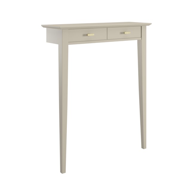 Extra Small & Narrow Taupe Console Table - 75cm - Noa