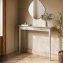 Small & Narrow Taupe Console Table - 115cm - Noa