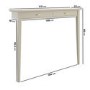 Small & Narrow Taupe Console Table - 115cm - Noa