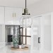 Clear Glass Pendant Ceiling Light with Dimpled Effect - Salerno