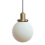 Opal Smooth Glass Ceiling Pendant Light - Salerno