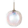 ONLY OPENED- Iridescent Dimpled Glass Pendant Light - Avellino