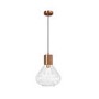 Clear Glass Teardrop Pendant Light-Sorrento 