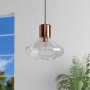 Clear Glass Teardrop Pendant Ceiling Light - Sorrento