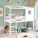 Treehouse Mid Sleeper Cabin Bed in White - Oakley