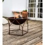 Ivyline Outdoor Buckingham Firebowl Rust