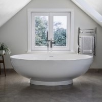 Freestanding Double Ended Bath 1695 x 795mm - Oval