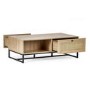 Rectangular Oak Coffee Table with Storage - Padstow