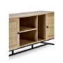 Large Oak TV Stand with Storage - TV's up to 64" - Padstow