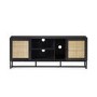 Large Black TV Stand with Storage - TV's up to 64" - Padstow