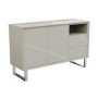 Large Beige Gloss Sideboard with Drawers - Paloma