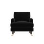 Black Velvet Armchair - Payton