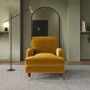 Mustard Velvet Armchair - Payton