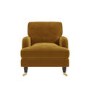 Mustard Velvet Armchair - Payton