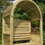 Rowlinson Modena Wooden Garden Arbour