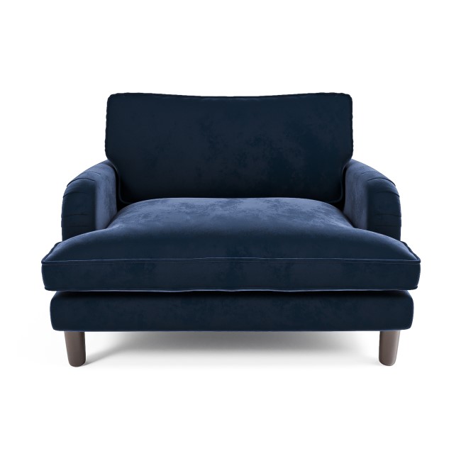 Pet Sofa Bed in Blue Velvet - Suitable for Dogs & Cats - Payton