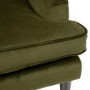 Pet Sofa Bed in Olive Green Velvet - Suitable for Dogs & Cats