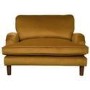 Pet Sofa Bed in Mustard Velvet - Suitable for Dogs & Cats