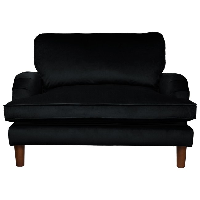 Pet Sofa Bed in Black Velvet - Suitable for Dogs & Cats